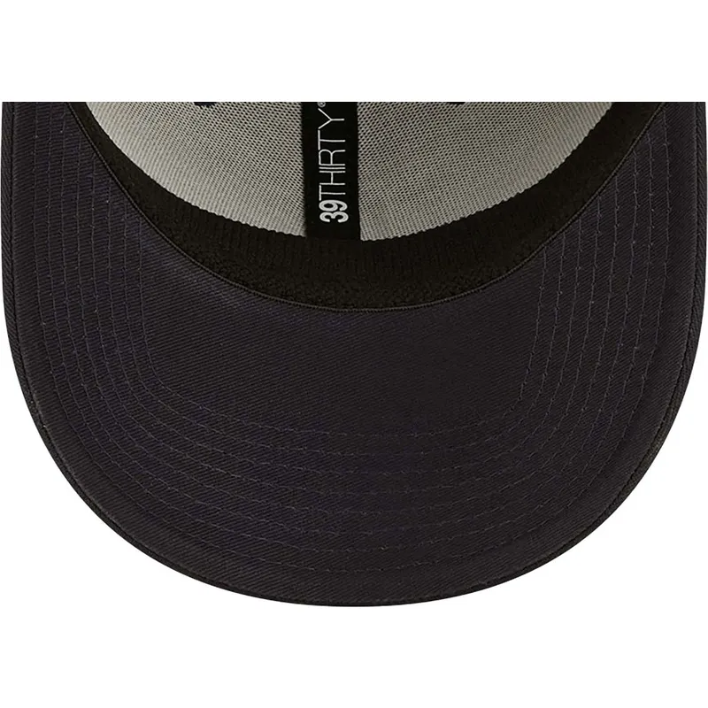 granatowa-dopasowana-czapka-z-zakrzywionym-daszkiem-z-granatowym-logo-39thirty-league-essential-los-angeles-dodgers-mlb-od-new-e