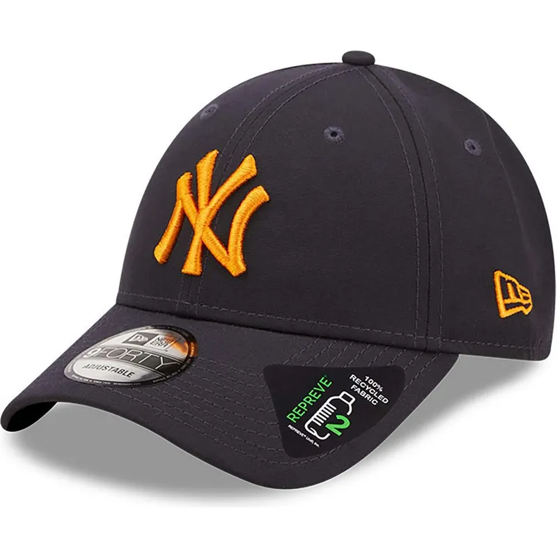 czapki-curva-granatowy-tasma-regulowana-9forty-repreve-new-york-yankees-mlb-new-era