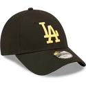 czapki-curva-czarny-tasma-regulowana-dla-dziecka-dorado-9forty-league-essential-los-angeles-dodgers-mlb-new-era