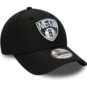 czapki-curva-czarny-tasma-regulowana-9forty-print-infill-brooklyn-nets-nba-new-era