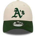 czapki-curva-bezowy-tasma-regulowana-9forty-oakland-athletics-mlb-new-era