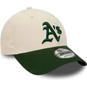 czapki-curva-bezowy-tasma-regulowana-9forty-oakland-athletics-mlb-new-era