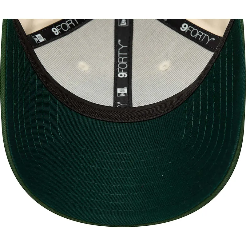 czapki-curva-bezowy-tasma-regulowana-9forty-oakland-athletics-mlb-new-era