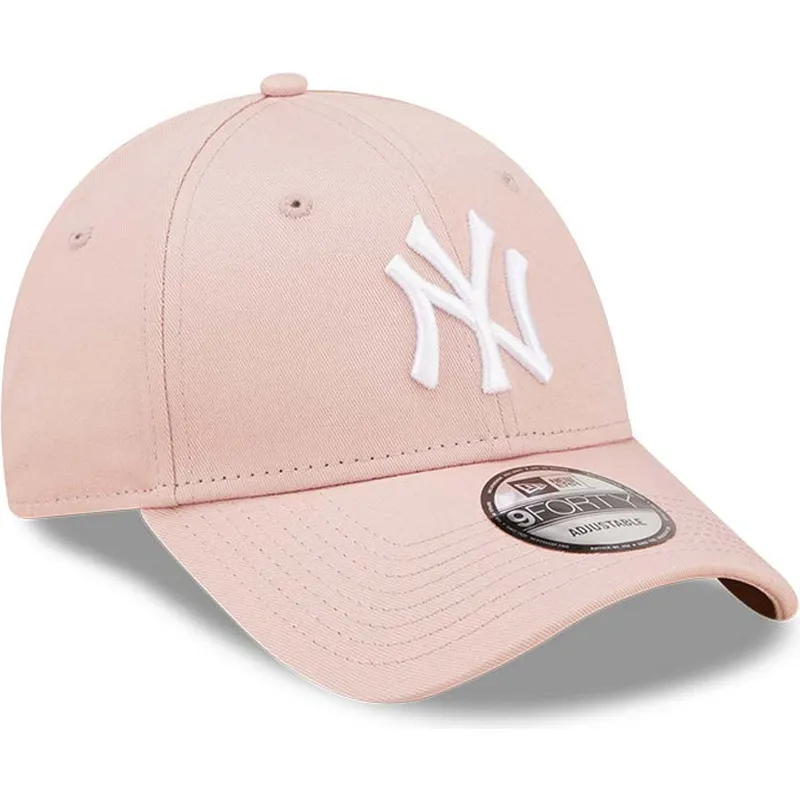 czapki-curva-roz-tasma-regulowana-9forty-league-essential-new-york-yankees-mlb-new-era czapki-curva-roz-tasma-regulowana-9forty-league-essential-new-york-yankees-mlb-new-era