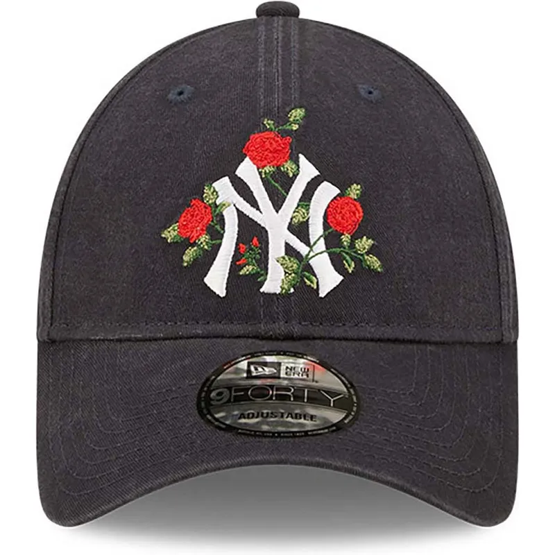 czapki-curva-granatowy-tasma-regulowana-9forty-flower-new-york-yankees-mlb-new-era