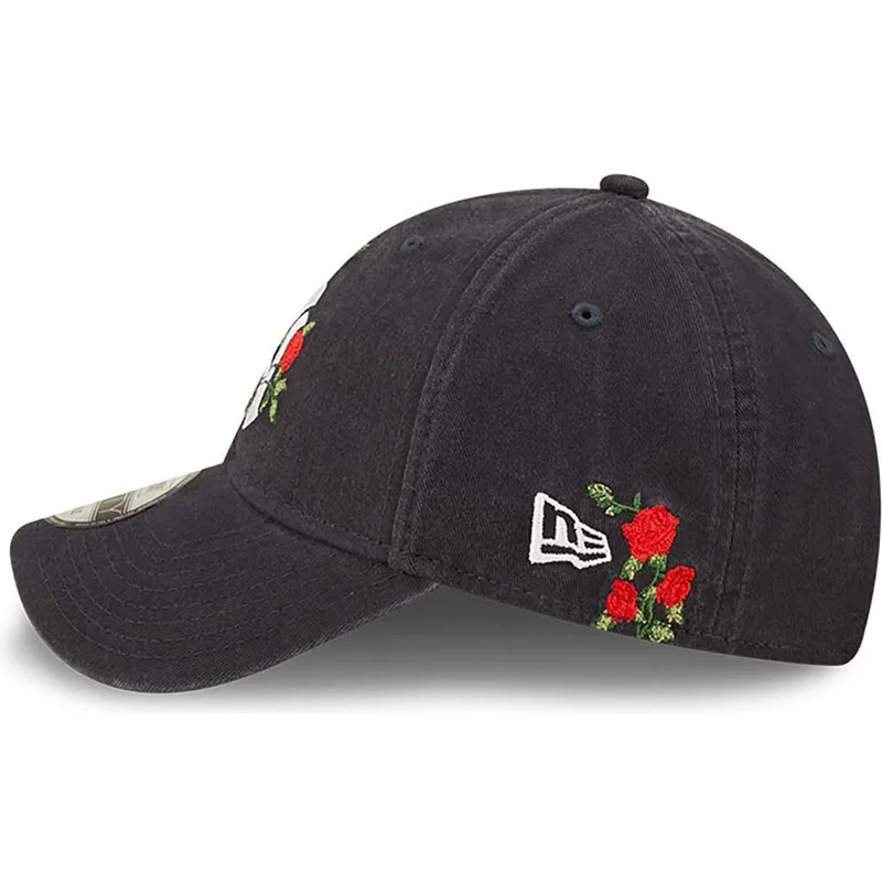 czapki-curva-granatowy-tasma-regulowana-9forty-flower-new-york-yankees-mlb-new-era