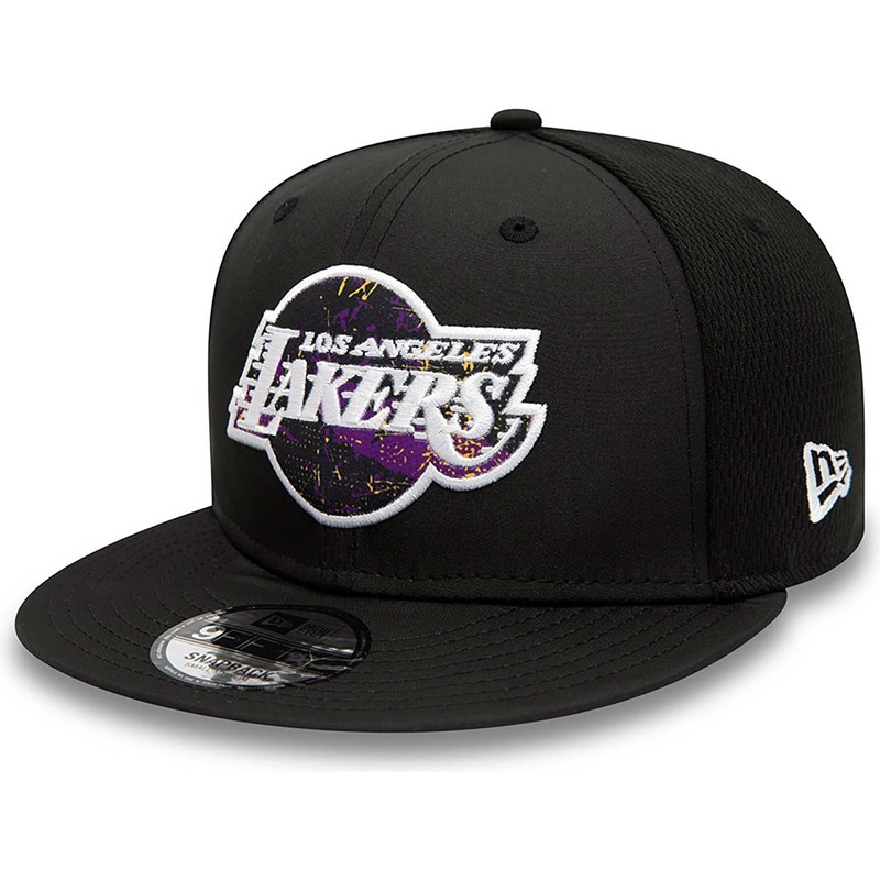 new-era-flat-brim-9fifty-print-infill-los-angeles-lakers-nba-black-snapback-cap