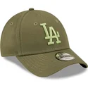 zielona-regulowana-czapka-z-zakrzywionym-daszkiem-dla-dzieci-z-zielonym-logo-9forty-league-essential-los-angeles-dodgers-mlb-od-