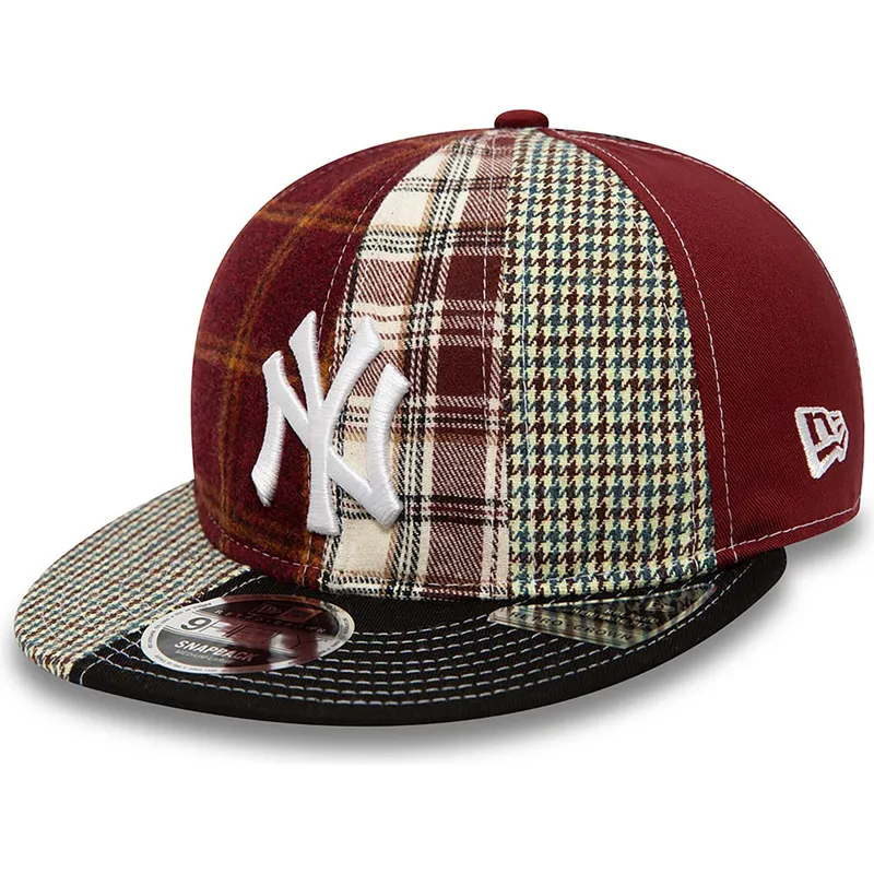 czapki-plana-czerwony-tasma-regulowana-9fifty-patch-panel-new-york-yankees-mlb-new-era czapki-plana-czerwony-tasma-regulowana-9fifty-patch-panel-new-york-yankees-mlb-new-era