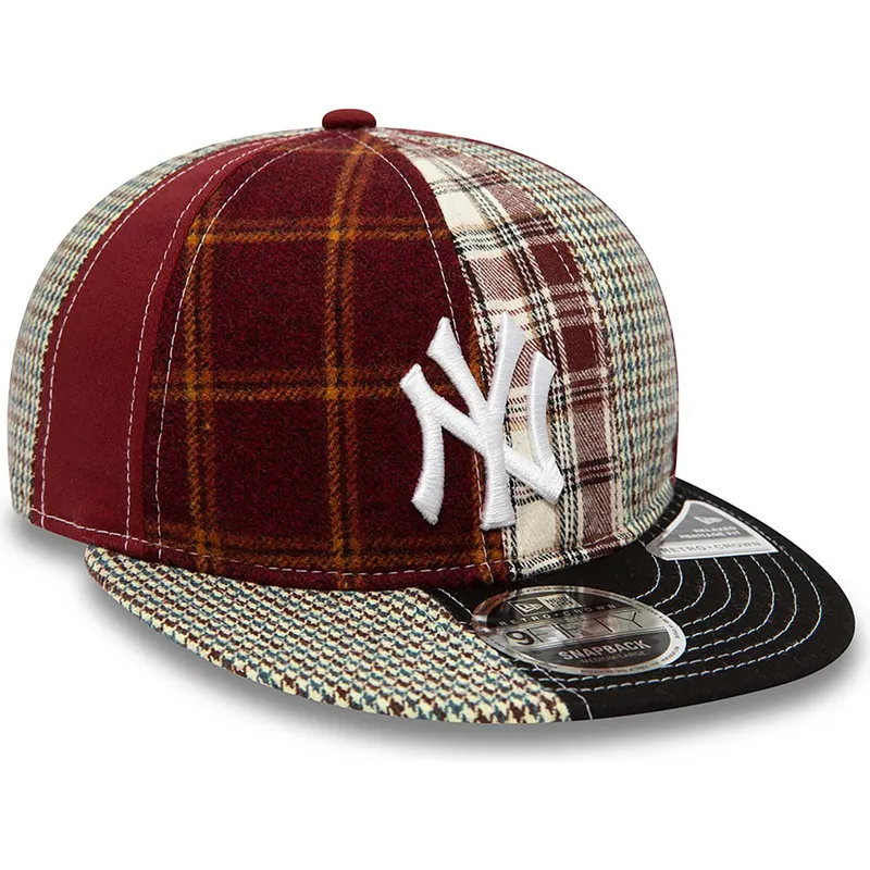 czapki-plana-czerwony-tasma-regulowana-9fifty-patch-panel-new-york-yankees-mlb-new-era czapki-plana-czerwony-tasma-regulowana-9fifty-patch-panel-new-york-yankees-mlb-new-era