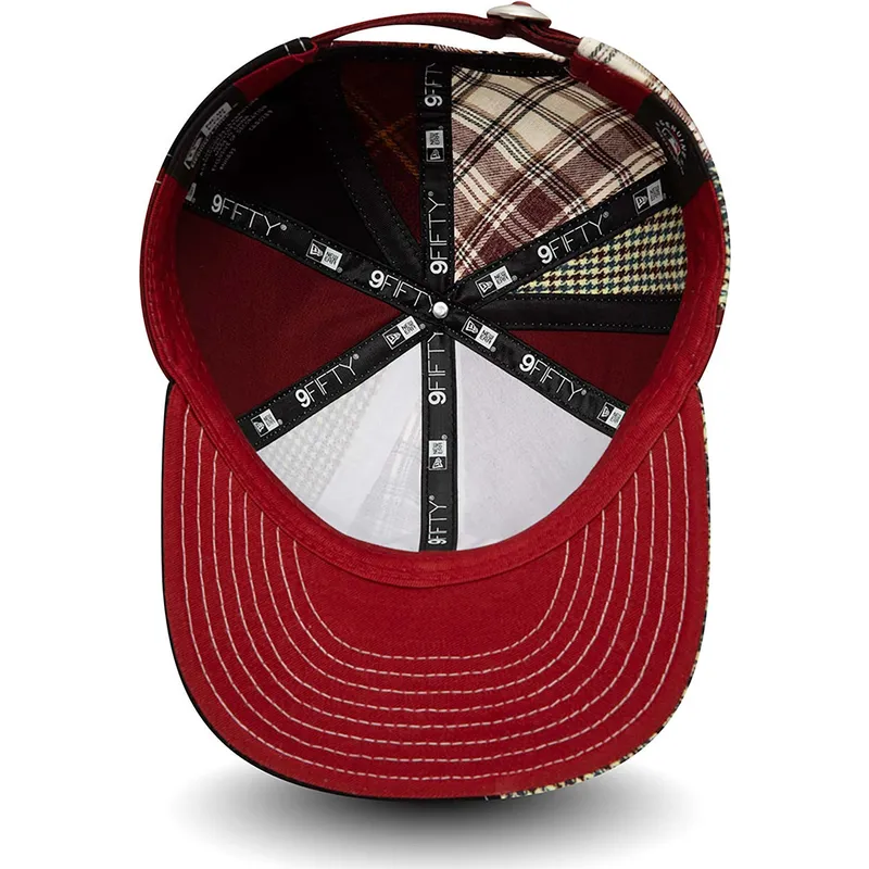 czapki-plana-czerwony-tasma-regulowana-9fifty-patch-panel-new-york-yankees-mlb-new-era czapki-plana-czerwony-tasma-regulowana-9fifty-patch-panel-new-york-yankees-mlb-new-era