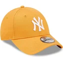 regulowana-pomaranczowa-czapka-z-zakrzywionym-daszkiem-9forty-league-essential-new-york-yankees-mlb-od-new-era