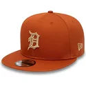 czapki-plana-brazowy-snapback-9fifty-side-patch-detroit-tigers-mlb-new-era