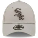 czapki-curva-bezowy-tasma-regulowana-dla-dziecka-9forty-league-essential-chicago-white-sox-mlb-new-era