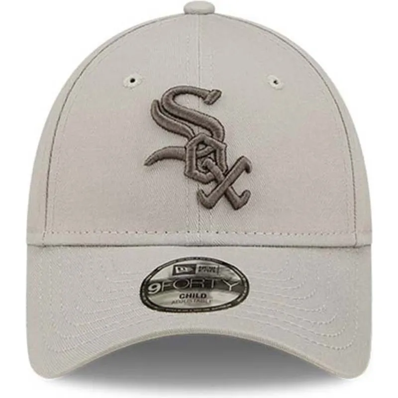 czapki-curva-bezowy-tasma-regulowana-dla-dziecka-9forty-league-essential-chicago-white-sox-mlb-new-era czapki-curva-bezowy-tasma-regulowana-dla-dziecka-9forty-league-essential-chicago-white-sox-mlb-new-era