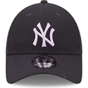 czapki-curva-granatowy-tasma-regulowana-9forty-repreve-new-york-yankees-mlb-new-era