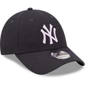 czapki-curva-granatowy-tasma-regulowana-9forty-repreve-new-york-yankees-mlb-new-era