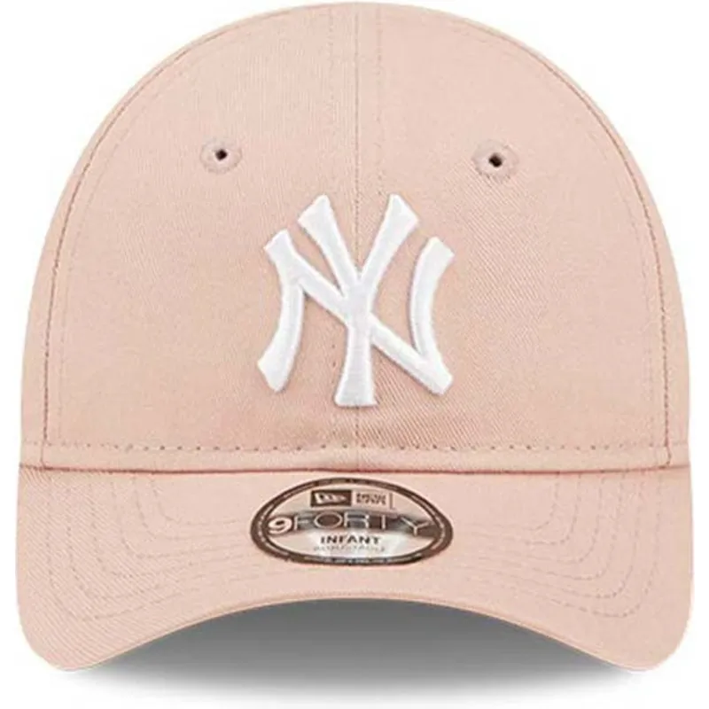 czapki-curva-roz-tasma-regulowana-dla-dziecka-pequeno-9forty-league-essential-new-york-yankees-mlb-new-era