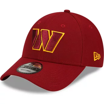 Czerwona, regulowana czapka z daszkiem 9FORTY The League od Washington Commanders NFL od New Era