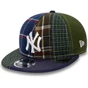 czapki-plana-granatowy-tasma-regulowana-9fifty-patch-panel-new-york-yankees-mlb-new-era