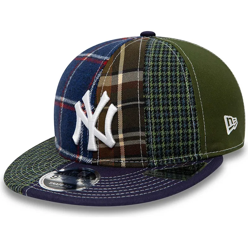 czapki-plana-granatowy-tasma-regulowana-9fifty-patch-panel-new-york-yankees-mlb-new-era