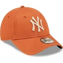 czapki-curva-pomaranczowy-tasma-regulowana-dla-dziecka-9forty-league-essential-new-york-yankees-mlb-new-era