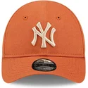 czapki-curva-pomaranczowy-tasma-regulowana-dla-dziecka-pequeno-9forty-league-essential-new-york-yankees-mlb-new-era