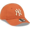 czapki-curva-pomaranczowy-tasma-regulowana-dla-dziecka-pequeno-9forty-league-essential-new-york-yankees-mlb-new-era