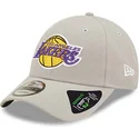 czapki-curva-szary-tasma-regulowana-9forty-repreve-los-angeles-lakers-nba-new-era