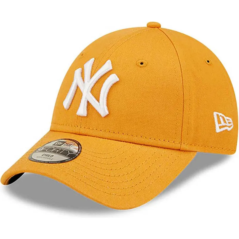 czapki-curva-pomaranczowy-tasma-regulowana-dla-dziecka-9forty-league-essential-new-york-yankees-mlb-new-era