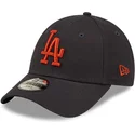 czapki-curva-granatowy-tasma-regulowana-dla-dziecka-marron-9forty-league-essential-los-angeles-dodgers-mlb-new-era