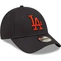 granatowa-regulowana-czapka-z-zakrzywionym-daszkiem-dla-dzieci-z-brazowym-logo-9forty-league-essential-los-angeles-dodgers-mlb-m