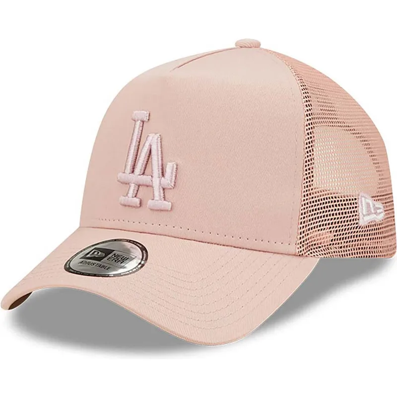 czapki-curva-roz-snapback-a-frame-tonal-mesh-los-angeles-dodgers-mlb-new-era