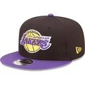 czapki-plana-czarny-snapback-9fifty-team-patch-los-angeles-lakers-nba-new-era