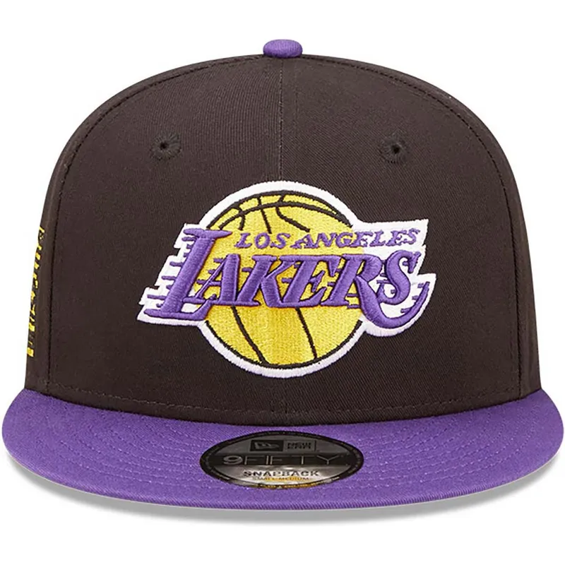 czapki-plana-czarny-snapback-9fifty-team-patch-los-angeles-lakers-nba-new-era