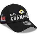 czapki-curva-czarny-tasma-regulowana-9forty-super-bowl-champions-lvi-2022-los-angeles-rams-nfl-new-era