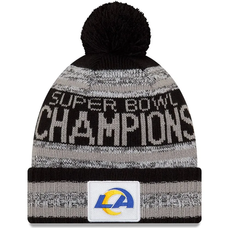 czapki-pompon-czarny-parade-knit-super-bowl-champions-lvi-2022-los-angeles-rams-nfl-new-era