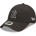 czapki-curva-czarny-tasma-regulowana-9forty-team-outline-new-york-yankees-mlb-new-era