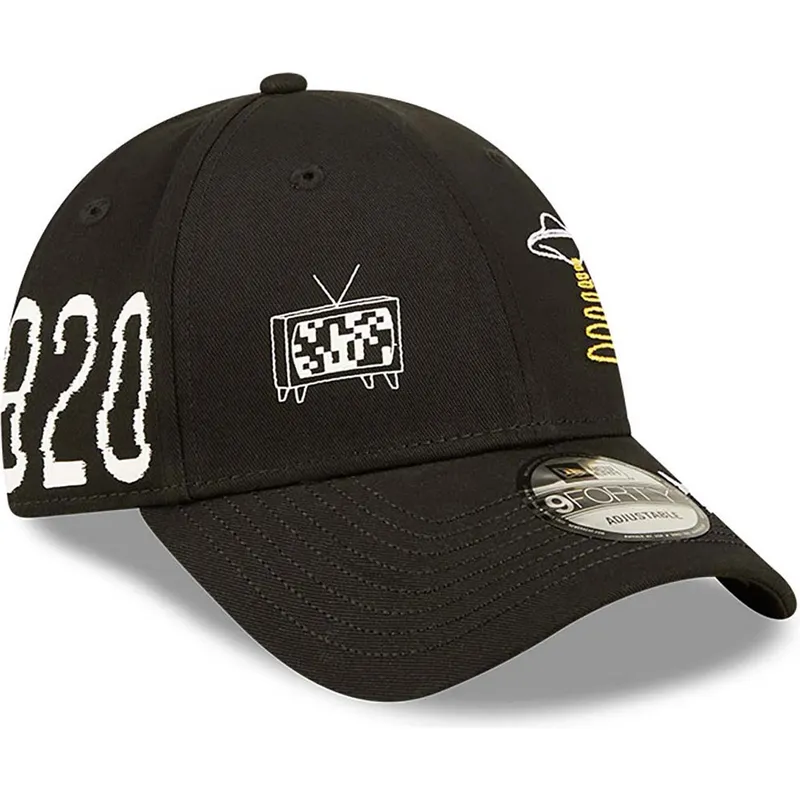 czapki-curva-czarny-tasma-regulowana-9forty-new-era