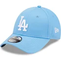 niebieska-zakrzywiona-czapka-regulowana-9forty-league-essential-los-angeles-dodgers-mlb-od-new-era