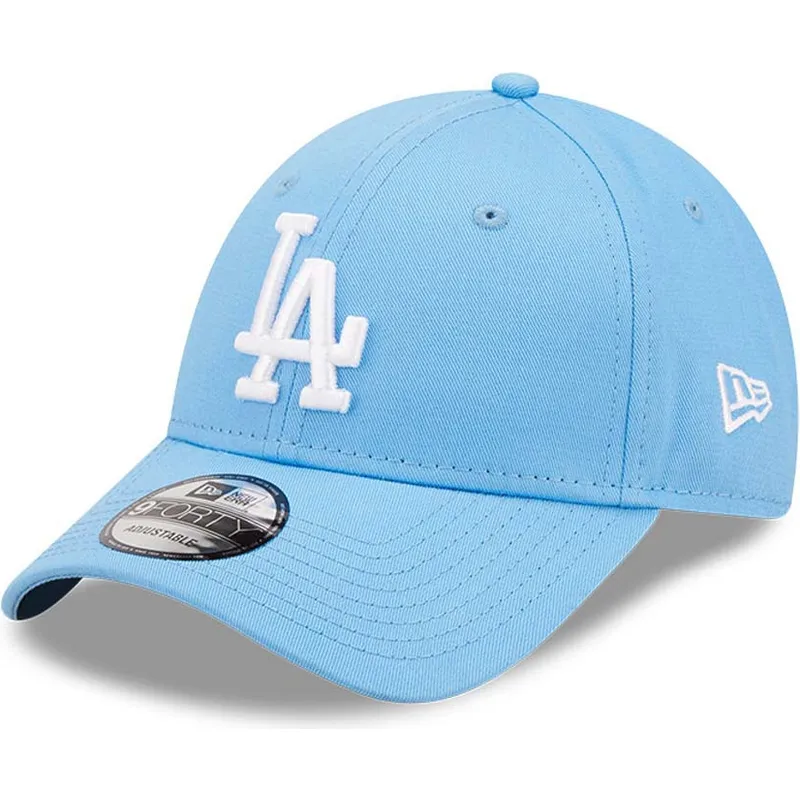 czapki-curva-niebieski-tasma-regulowana-9forty-league-essential-los-angeles-dodgers-mlb-new-era