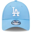 niebieska-zakrzywiona-czapka-regulowana-9forty-league-essential-los-angeles-dodgers-mlb-od-new-era