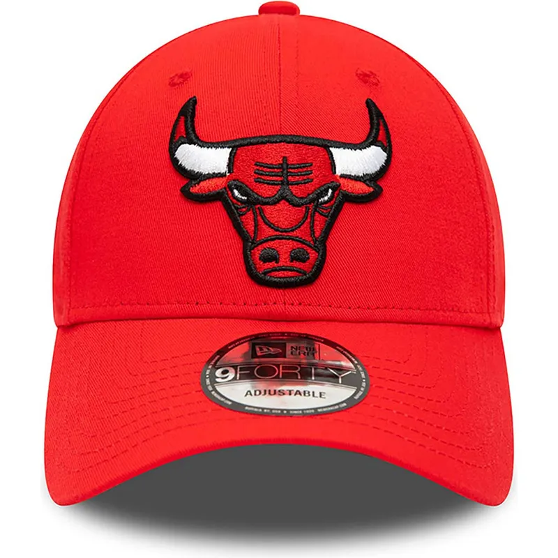 czapki-curva-czerwony-tasma-regulowana-9forty-team-side-patch-chicago-bulls-nba-new-era