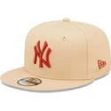 czapki-plana-bezowy-snapback-9fifty-league-essential-new-york-yankees-mlb-new-era
