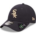 new-era-curved-brim-9forty-repreve-chicago-white-sox-mlb-navy-blue-adjustable-cap