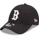czapki-curva-granatowy-tasma-regulowana-9forty-league-essential-boston-red-sox-mlb-new-era