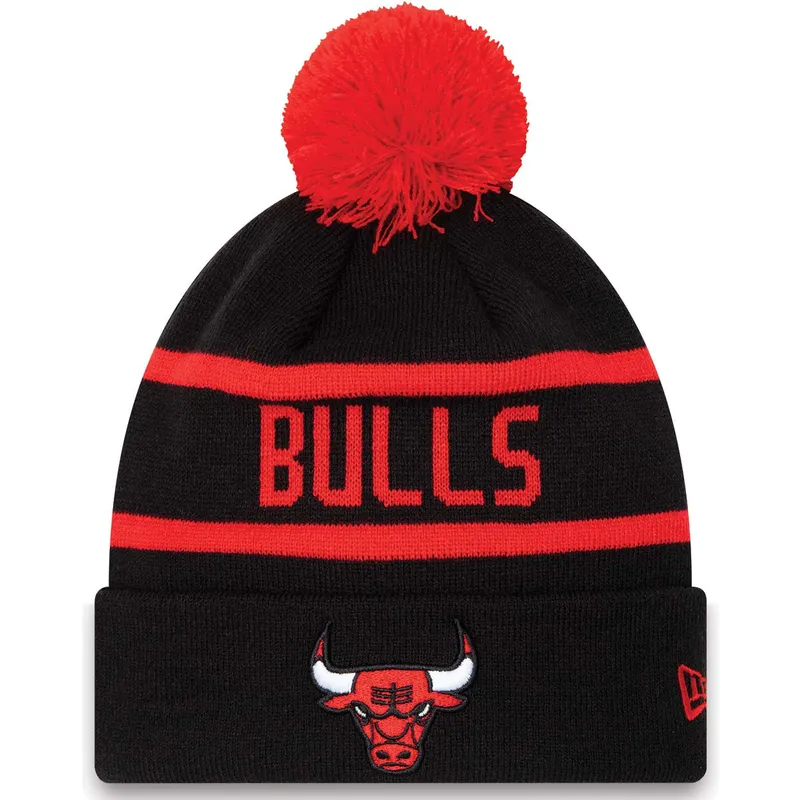 czapki-pompon-czarny-cuff-jake-chicago-bulls-nba-new-era czapki-pompon-czarny-cuff-jake-chicago-bulls-nba-new-era