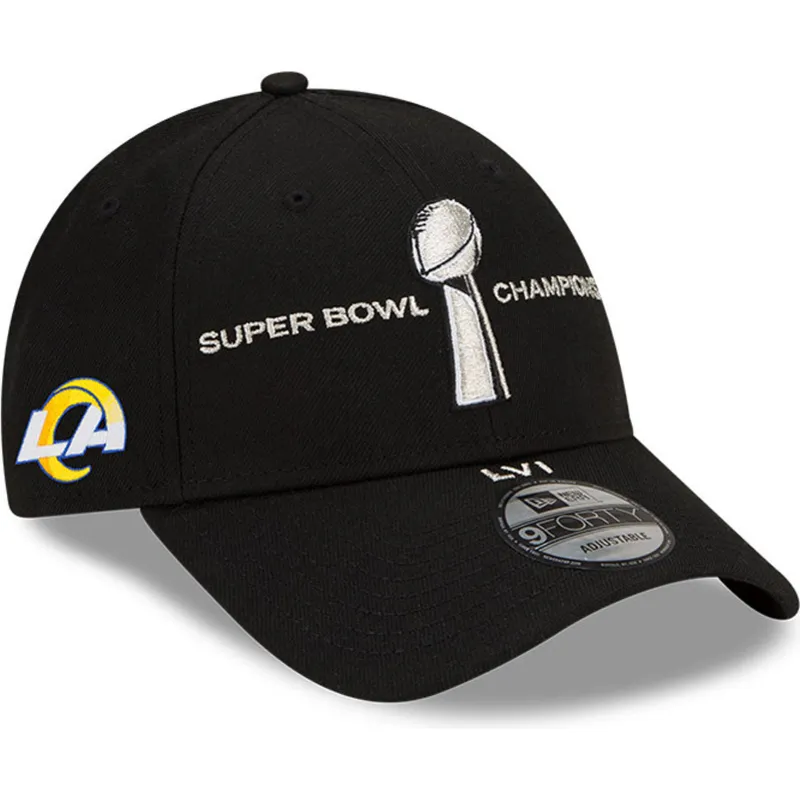 czapki-curva-czarny-snapback-9forty-parade-super-bowl-champions-lvi-2022-los-angeles-rams-nfl-new-era