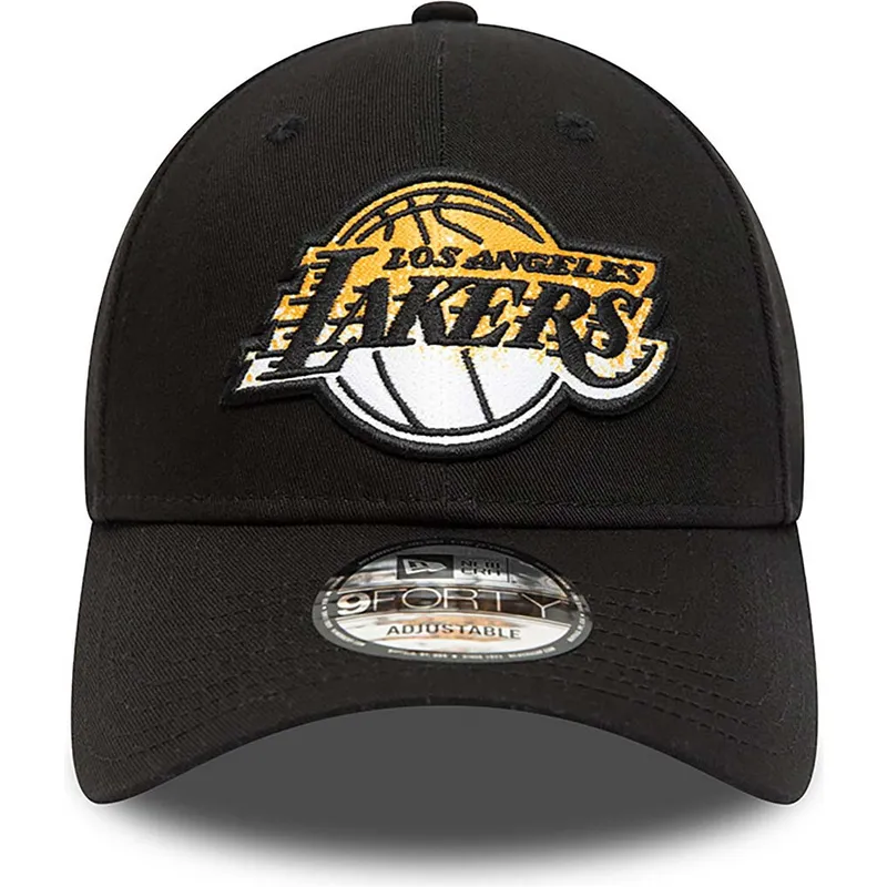 czapki-curva-czarny-tasma-regulowana-9forty-gradient-infill-los-angeles-lakers-nba-new-era