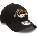 czarna-zakrzywiona-regulowana-czapka-9forty-gradient-infill-los-angeles-lakers-nba-od-new-era